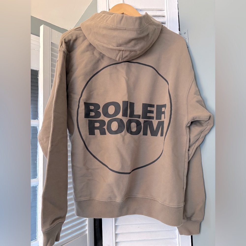 Boiler Room OG Hoodie Taupe - Medium